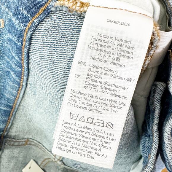 Madewell The Perfect Vintage Jeans High Rise Tapered Leg Ainsworth Wash Size 25 - Picture 11 of 12